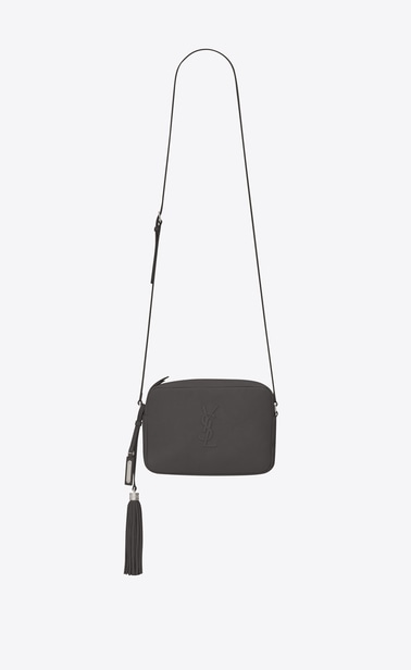 LOU Tasche aus asphaltgrauem Leder